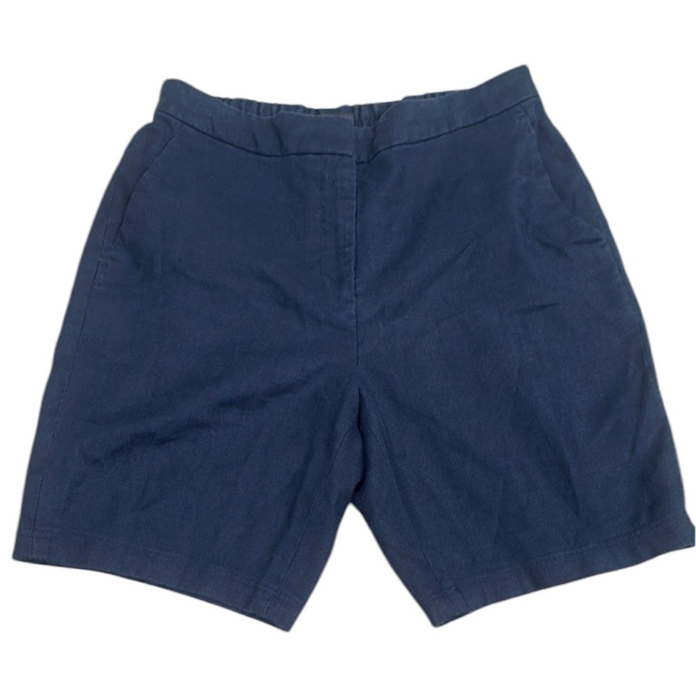 J crew linen blend Navy Women's Shorts size 10